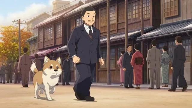 Grok Imagine prompt for Hachiko's life video
