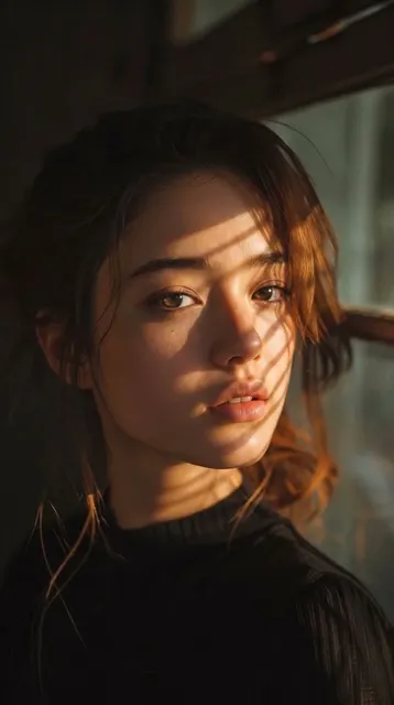 Chiaroscuro Golden Hour Cinematic Portrait