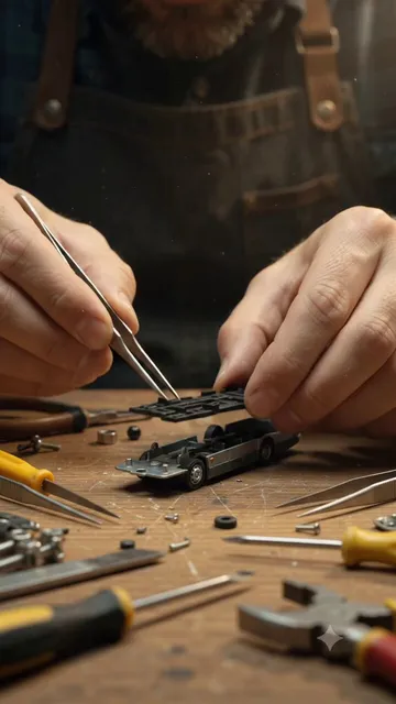Miniature City Bus Assembly Macro