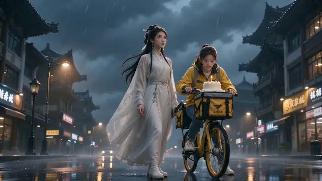 Cinematic Xianxia Delivery Mission Narrative Film
