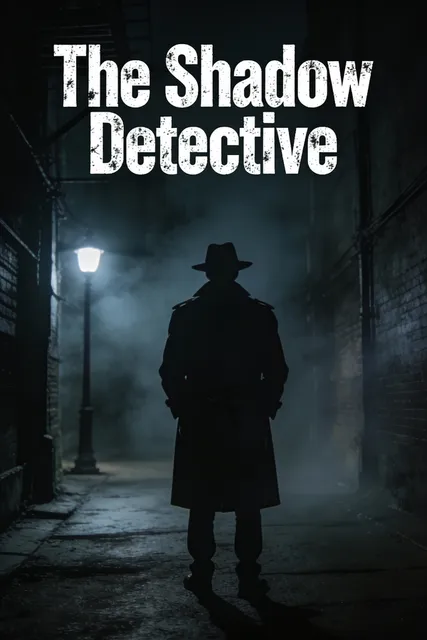 Crime Novel Book Cover "The Shadow Detective"