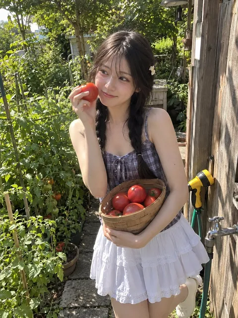 Summer Garden Lifestyle Portrait
