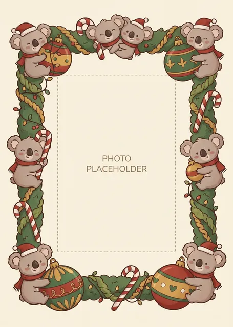 Christmas Koalas · Can't-Let-Go Frame