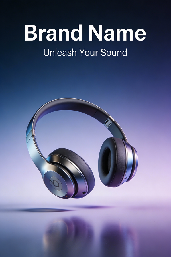 Brand Name is an unreplaced placeholder, so this is not a finished real-brand advertisement.