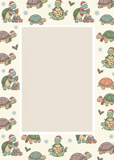 Christmas Turtles · Take-It-Slow Frame